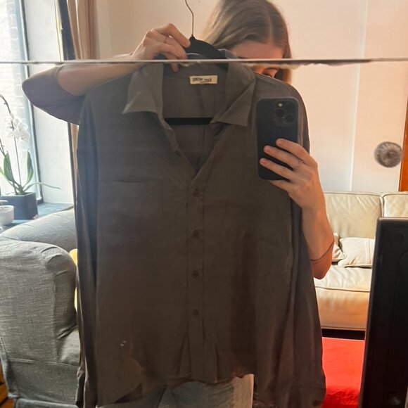 Djerf Avenue On The Go Blouse Storm - Picture 7 of 8